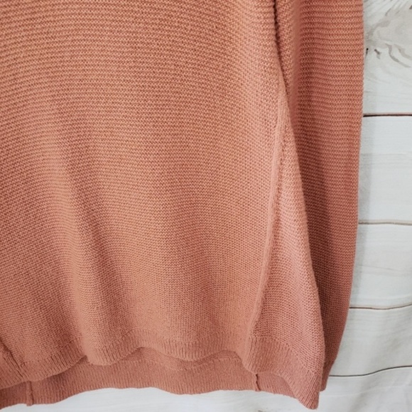 Madewell Riverside Textured Sweater Peach - Picture 5 of 7